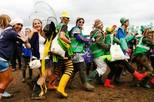 Glastonbury Festival in UK