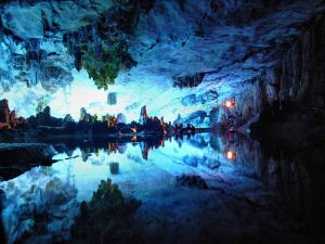 Reed Flute Cave in Guilin, China