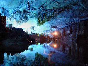 Reed Flute Cave in Guilin, China