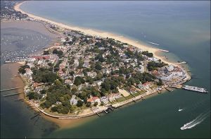 Sandbanks Peninsular in UK