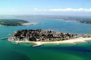 Sandbanks Peninsular in UK