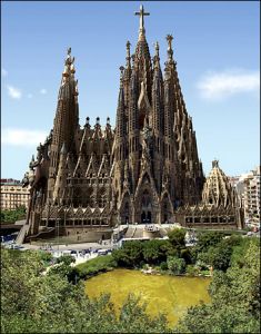 Sagrada Familia in Barcelona, Spain