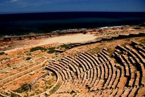 The ruined Corinthian city of Apollonia 