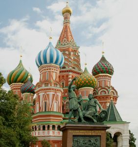 St. Basil’s Cathedral in Moscow, Russia