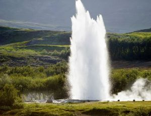 The Strokkur Geyser, Iceland