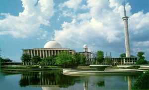 Istiqlal mosque in Jakarta, Indonesia