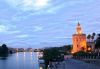 Torre del Oro view by night