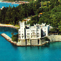 Miramare Castle in Trieste, Italy