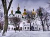 picture Winter view of St. Sophia Cathedral St. Sophia Cathedral in Kiev