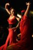 Dancing flamenco