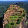 picture Aerial view Sigiriya in Sri Lanka