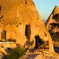 Fairy chimney houses in Cappadocia, Turkey