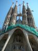 picture Front view Sagrada Familia in Barcelona, Spain