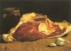 Still Life with Meat by Claude Monet