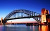 picture Night view  Sydney Harbour Bridge