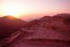 Beautiful sunset over Petra