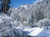 Winter view at Yosemite National Park