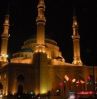 We see the wonderful, well-illuminated mosque