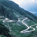 Image The Gotthard Pass-mysterious road in Switzerland