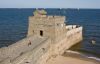 The Wall of China ends in the Yellow Sea