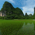 Karst Mountains in Yangshuo