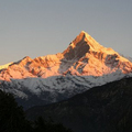 Machapuchare, Himalaya Mountains in Nepal