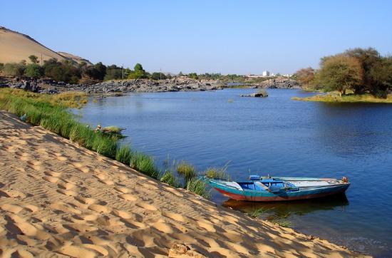 Egypt  - Aswan -The Nile Shore