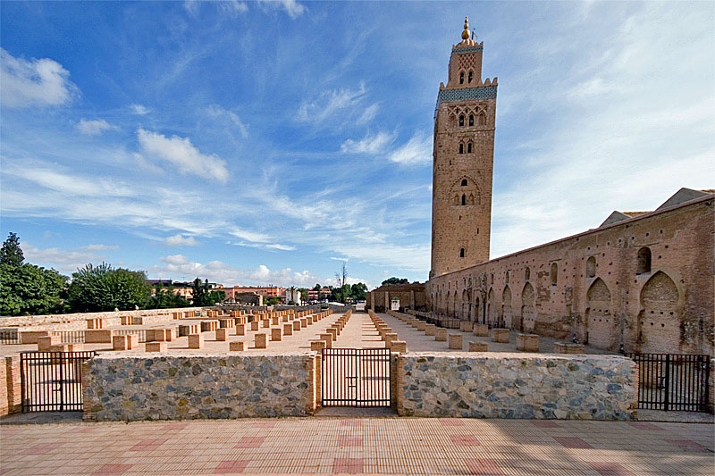 Morocco - Koutoubia Mosque in Marrakech,Morocco