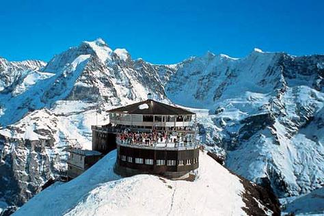 Jungfrau region in Switzerland - Schilthorn view