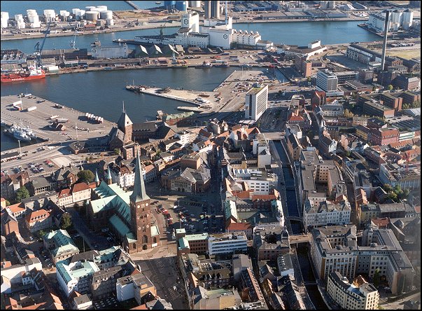 Aarhus - Aarhus aerial view