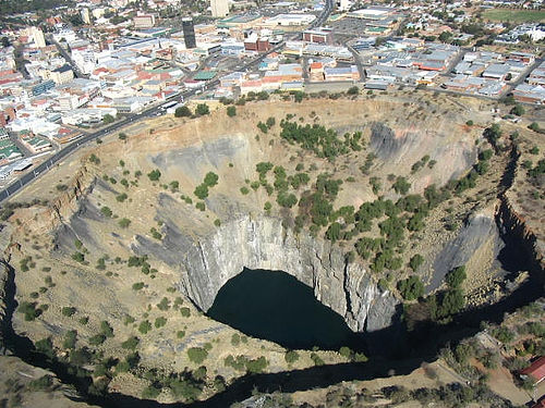 Kimberley Diamond Mine, South Africa - Overview of Kimberley Diamond Mine