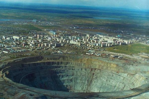 The Mirny Diamond Mine, Russia - Career view