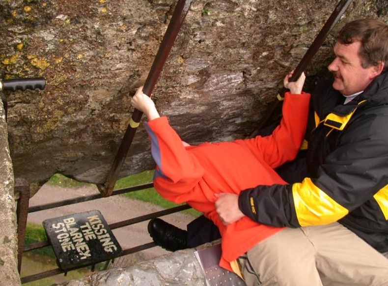 Blarney Stone - Kissing the Blarney Stone