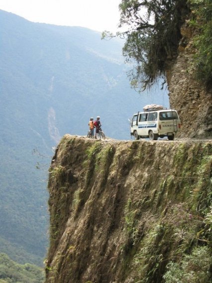 Road of Death in Bolivia - Death road 