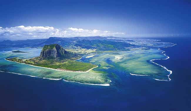 Mauritius - Aerial view