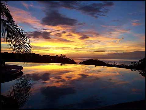 Costa Rica Country - Costa Rica beautiful sunset