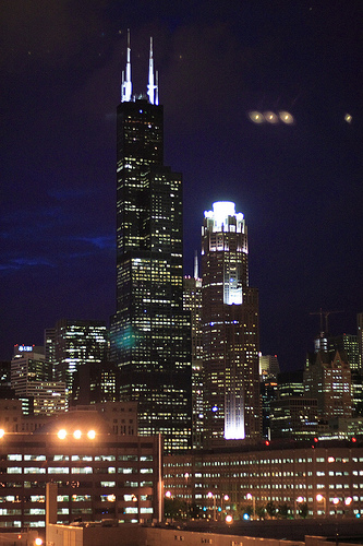 Sears Tower - Sears Tower view by night