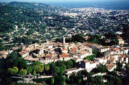Mougins in France - Mougins aerial view