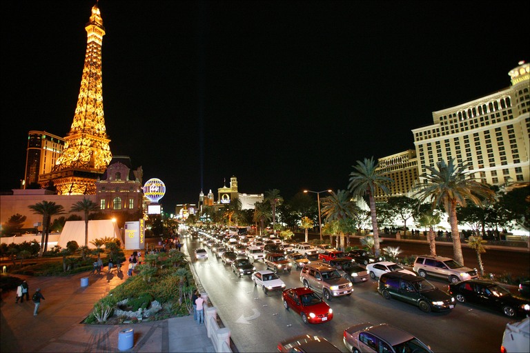 Las Vegas, Nevada in USA - "City of Lights" view