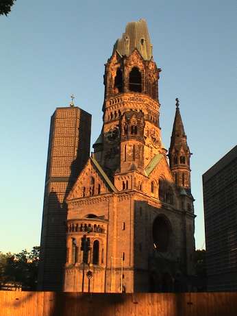 Kaiser Wilhelm Church - View of the Kaiser Wilhelm Church