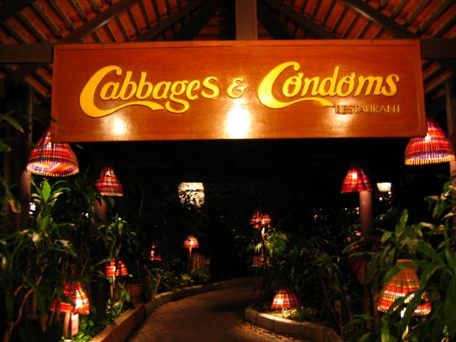 Cabbages and Condoms in Thailand - Restaurant view