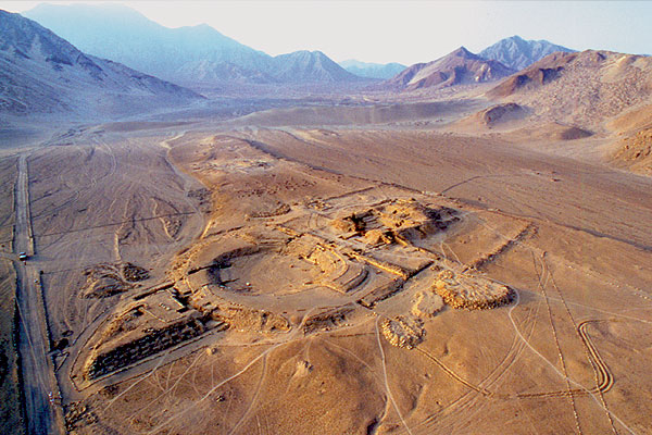 Caral-Supe City - Aerial view