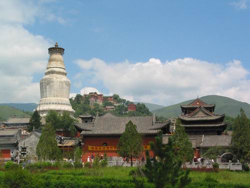 Mount Wutai - The Great White Pagoda