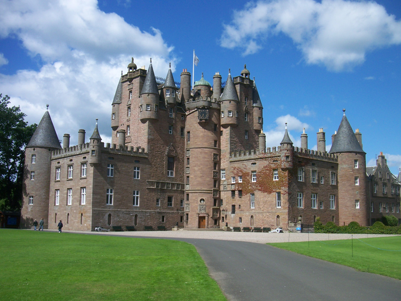 Glamis Castle in Scotland, UK - Overview