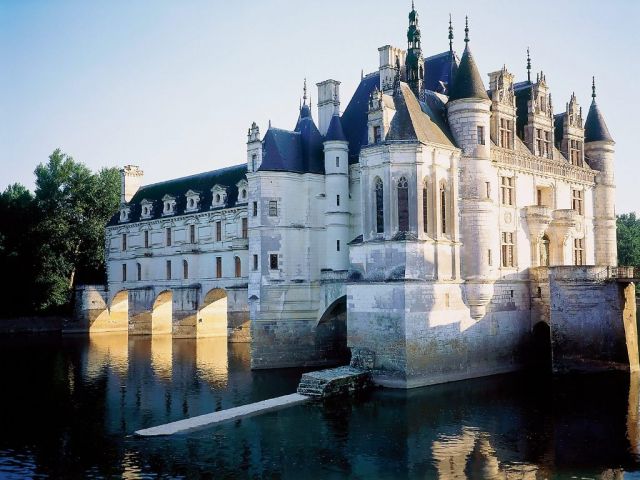 Chenonceau Castle in France - General view