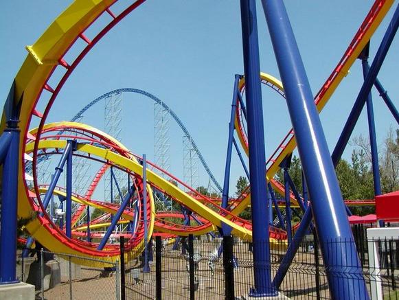 Cedar Point Amusement Park in Ohio, USA - Mantus