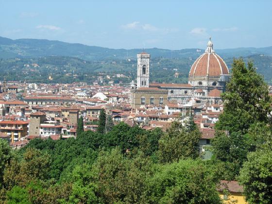 Boboli Gardens - View of Florence from Boboli Gardens