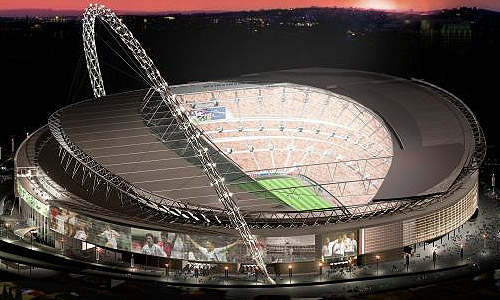 Wembley Stadium in UK - Wembley Stadium view