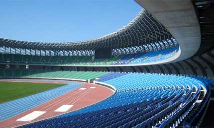 Kaohsiung World Games Stadium in Taiwan - Interior view