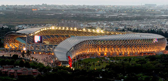 Kaohsiung World Games Stadium in Taiwan - Unique design